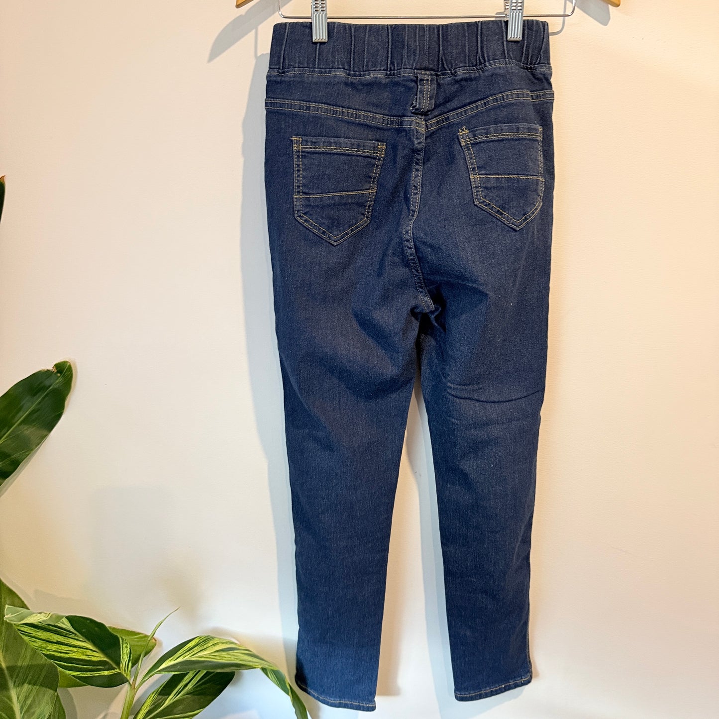 Brand Unknown High-Waisted Skinny Blue Denim Jeans – Waist 65cm