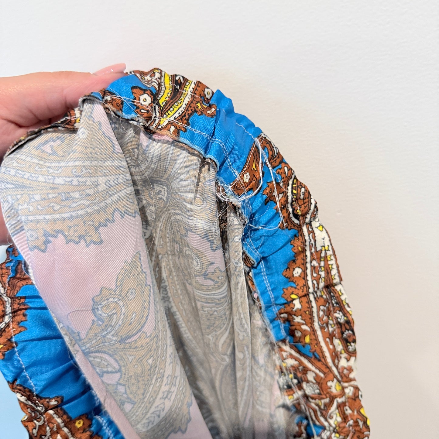 Homemade Paisley Print Shorts - 66cm Waist