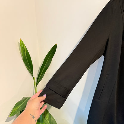 Millers Size 18 Black Zip Up Blazer