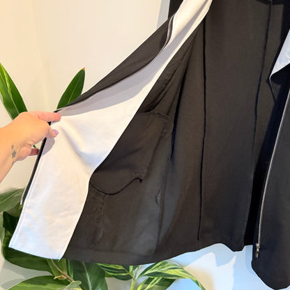 Millers Size 18 Black Zip Up Blazer