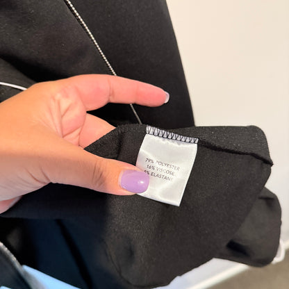 Millers Size 18 Black Zip Up Blazer