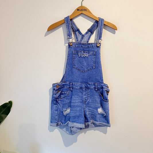 Jay Jays Size 10 Denim Overall Shorts