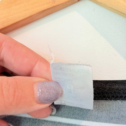 Now Size 18 Black & White Striped Long Cardigan