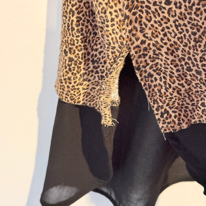 Spirit Size XS Sleeveless Leopard Print Tunic