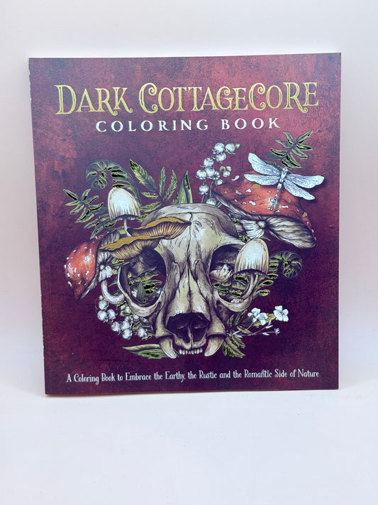Dark Cottagecore Coloring Book