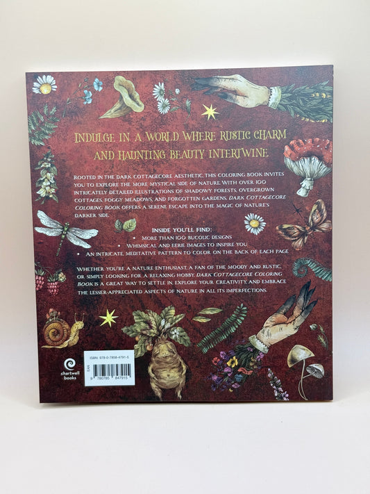 Dark Cottagecore Coloring Book
