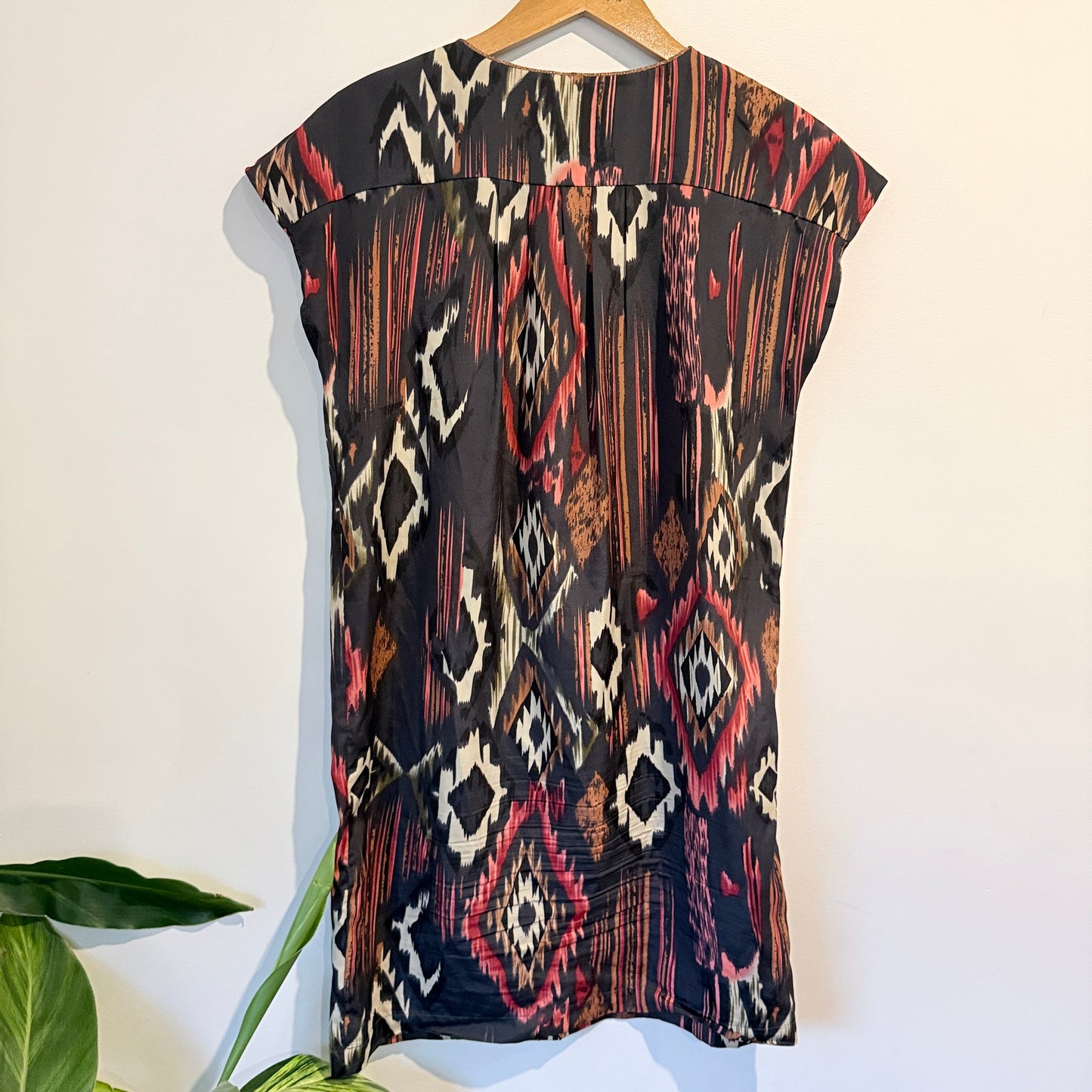 Zest Weekend Ikat Print Tunic - Multi - Size 10