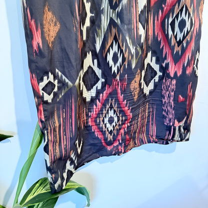 Zest Weekend Ikat Print Tunic - Multi - Size 10