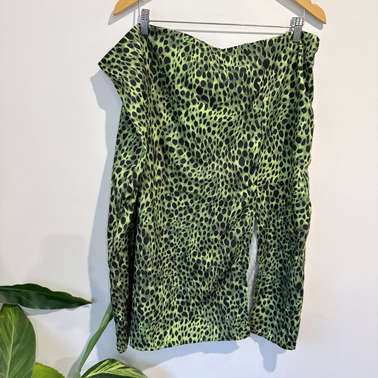 Shein Curve Size 3XL Leopard Print Skirt