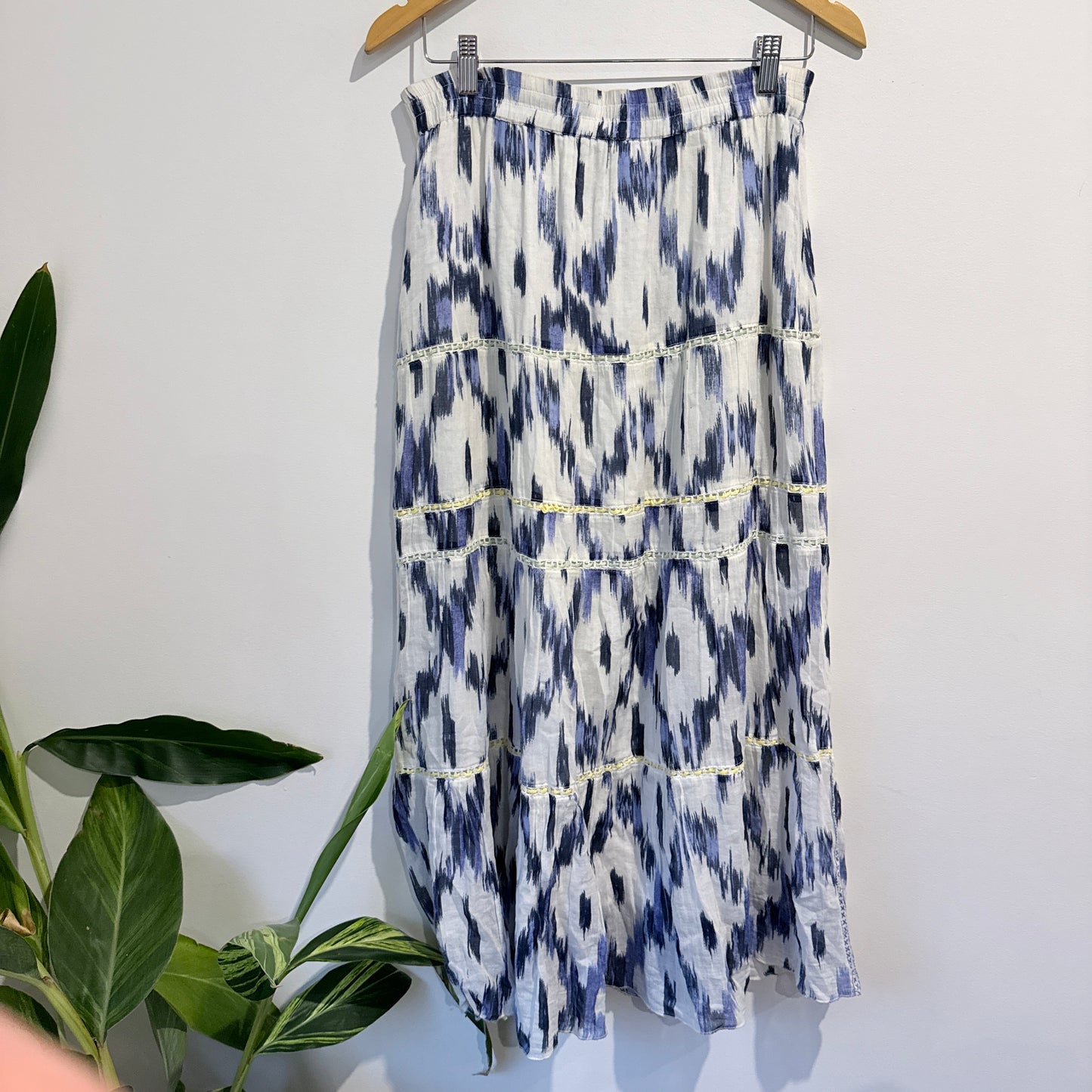 Stella + Gemma Size S Tiered Maxi Skirt