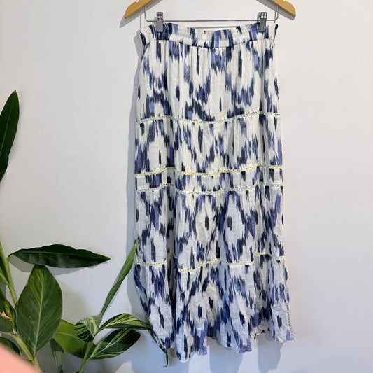 Stella + Gemma Size S Tiered Maxi Skirt