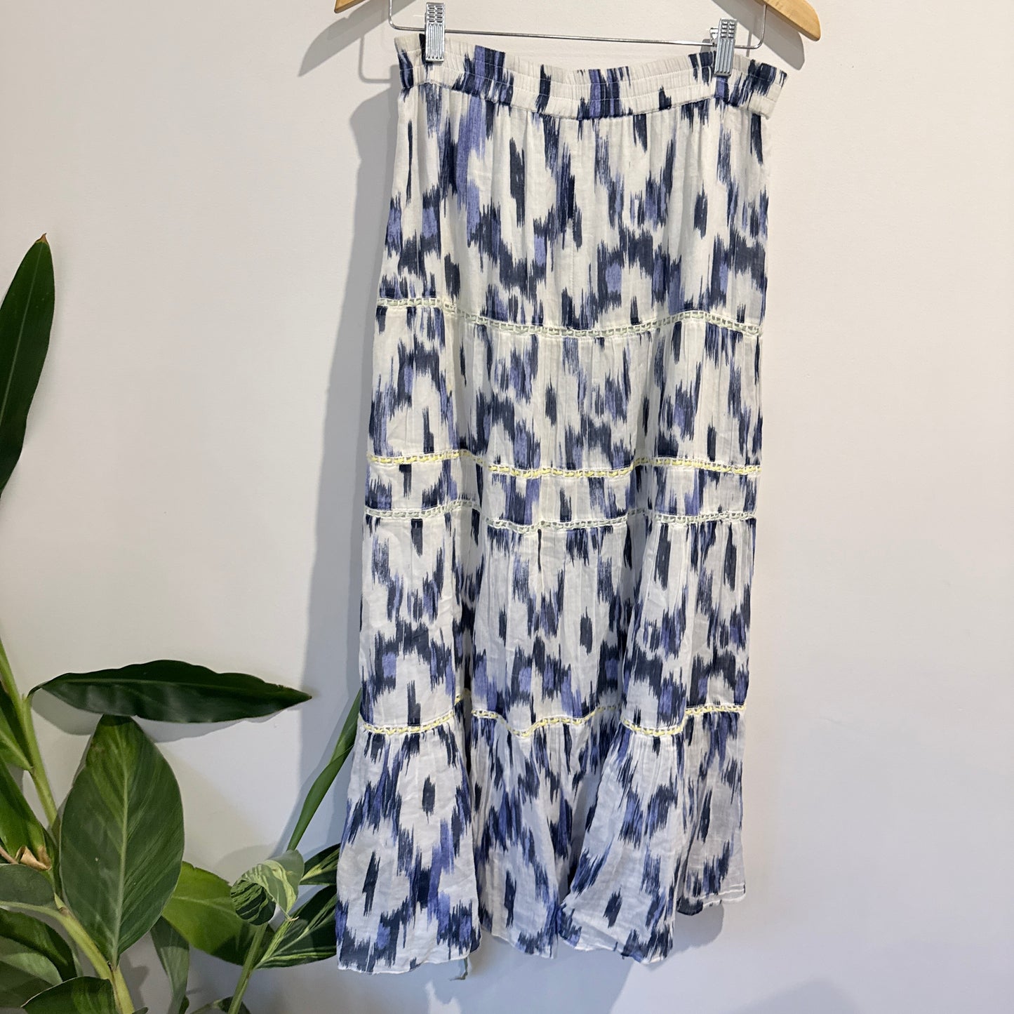 Stella + Gemma Size S Tiered Maxi Skirt