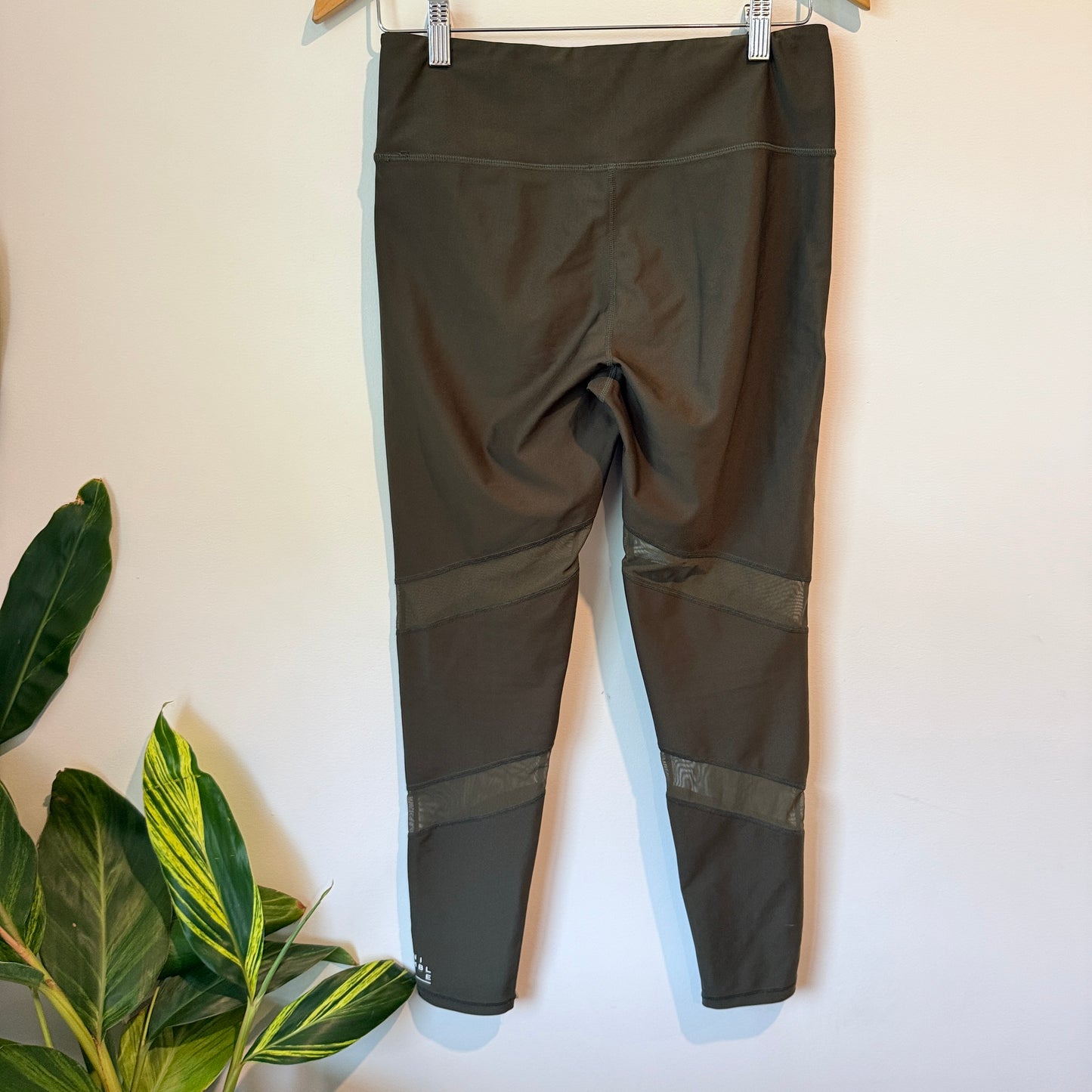 Nimble Size M Black High-Waisted Moto Leggings