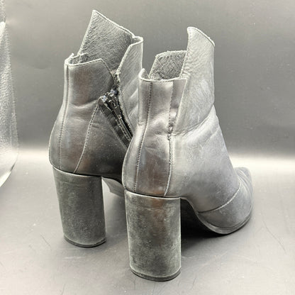 Jo Mercer Black Leather Ankle Boots – Size 37