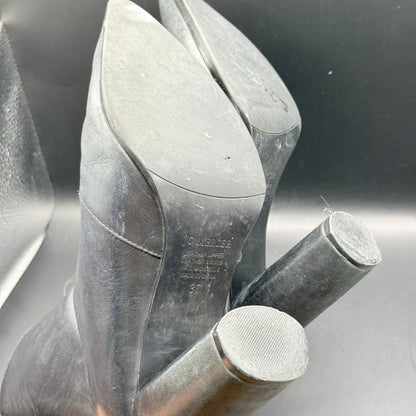 Jo Mercer Black Leather Ankle Boots – Size 37