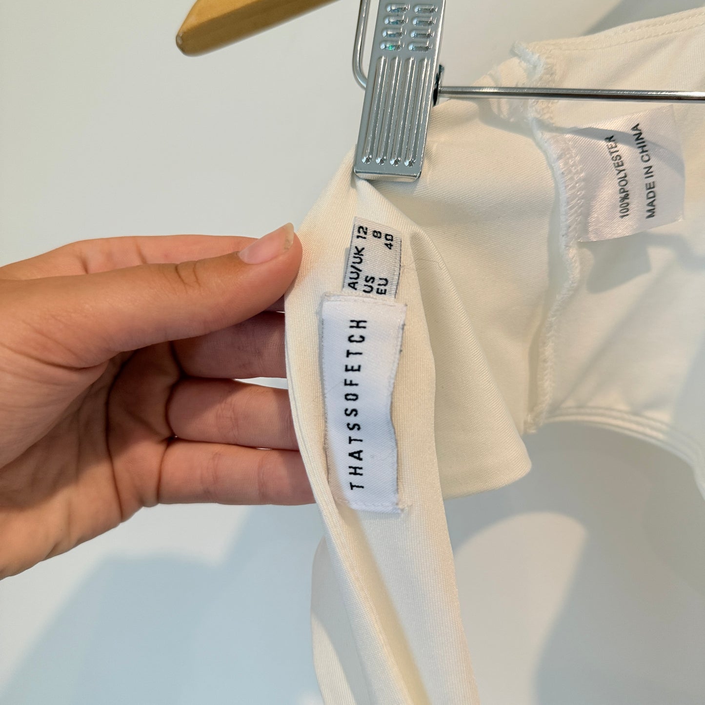 Thats So Fetch Size 12 Backless Self-Tie Halter Top