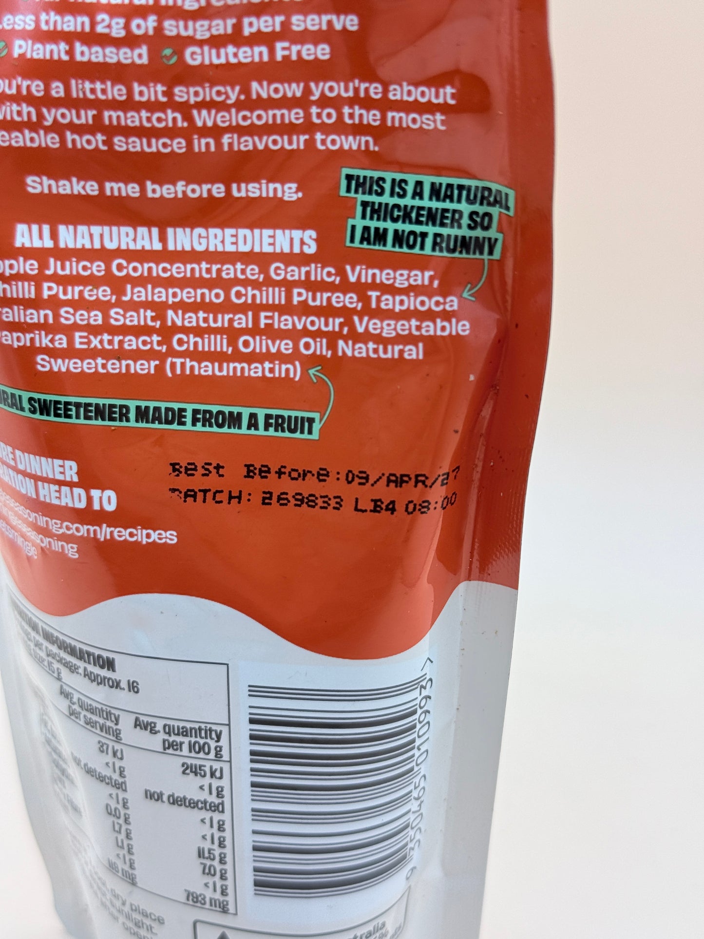 Mingle Sriracha Hot Sauce 250g