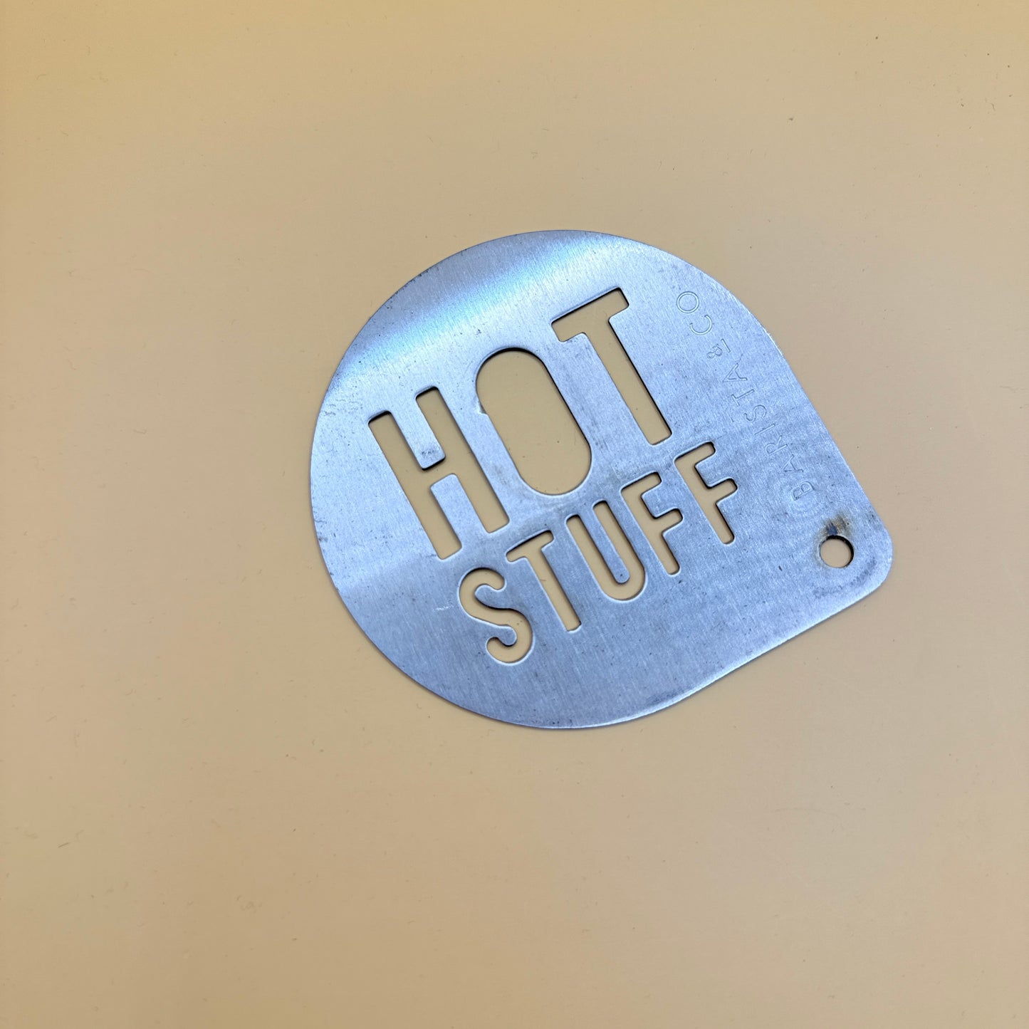 Barista & Co Hot Stuff Coffee Stencil