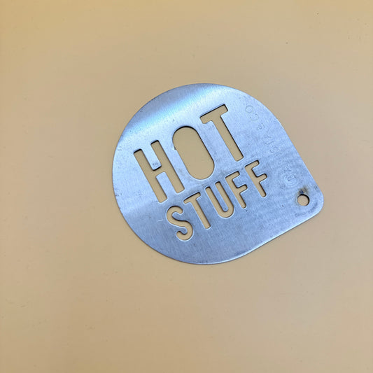 Barista & Co Hot Stuff Coffee Stencil