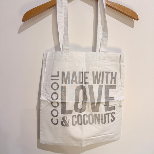 Made With Love & Coconuts Cotton Tote Bag