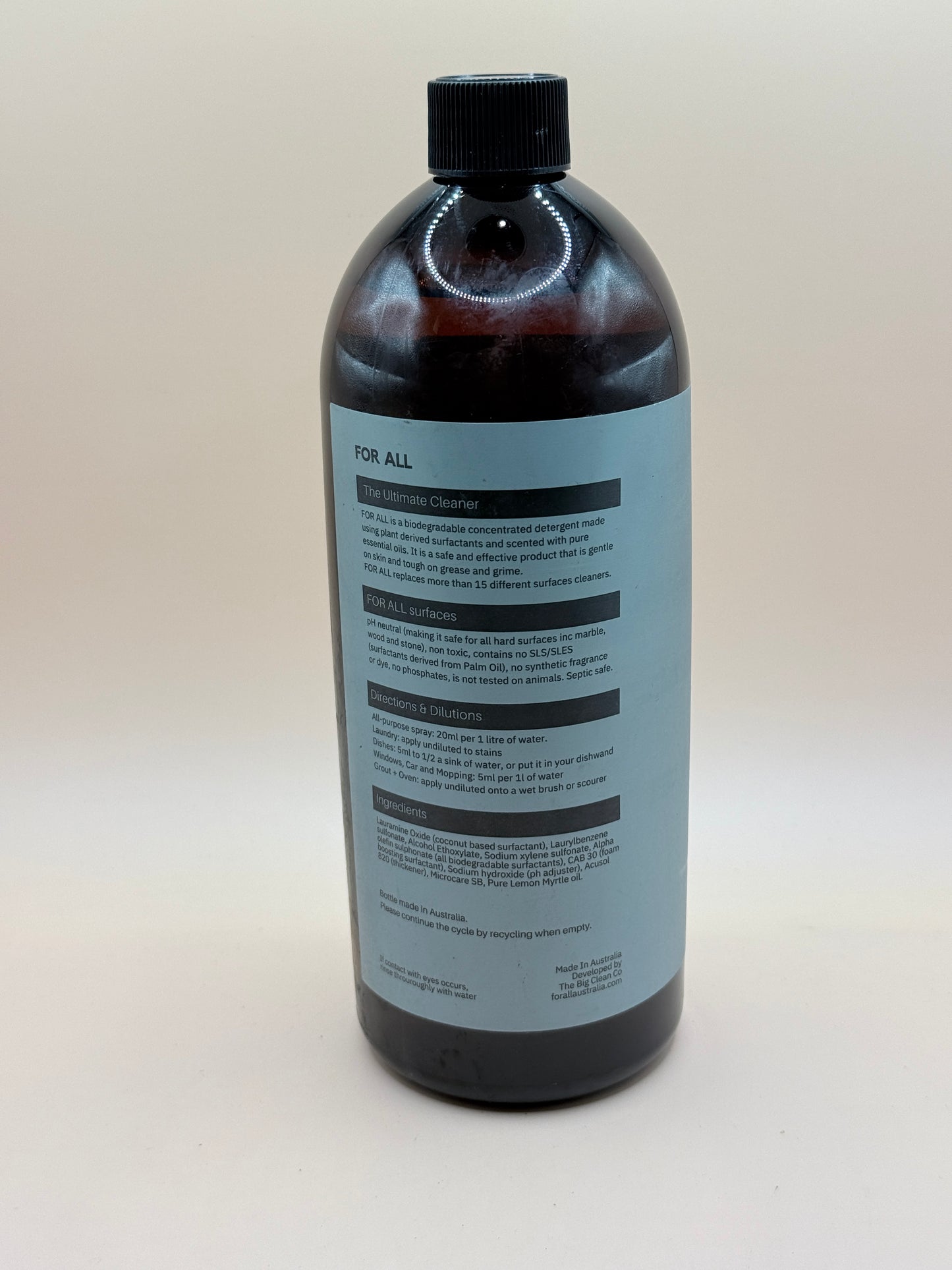 FOR ALL Multi-Purpose Cleaner – 1 Litre