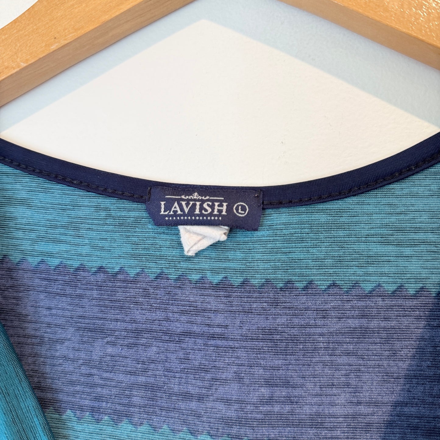 Lavish Size L Cowl Neck Blouse
