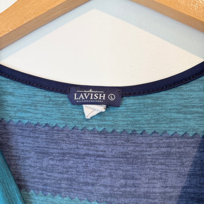 Lavish Size L Cowl Neck Blouse