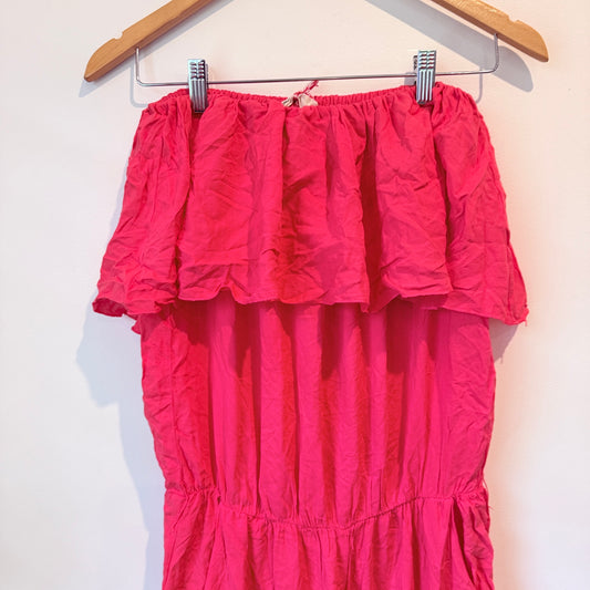 bsbjeans Coral Strapless Maxi Dress - Small