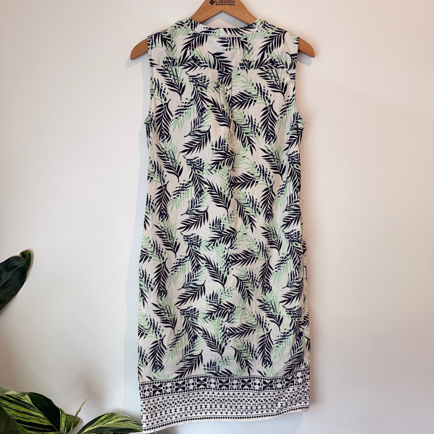 Trenery Size 6 Sleeveless Linen Blend Shift Dress