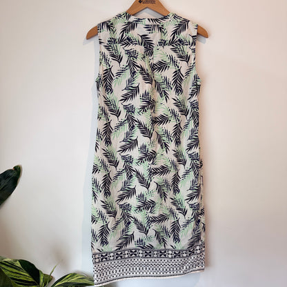 Trenery Size 6 Sleeveless Linen Blend Shift Dress