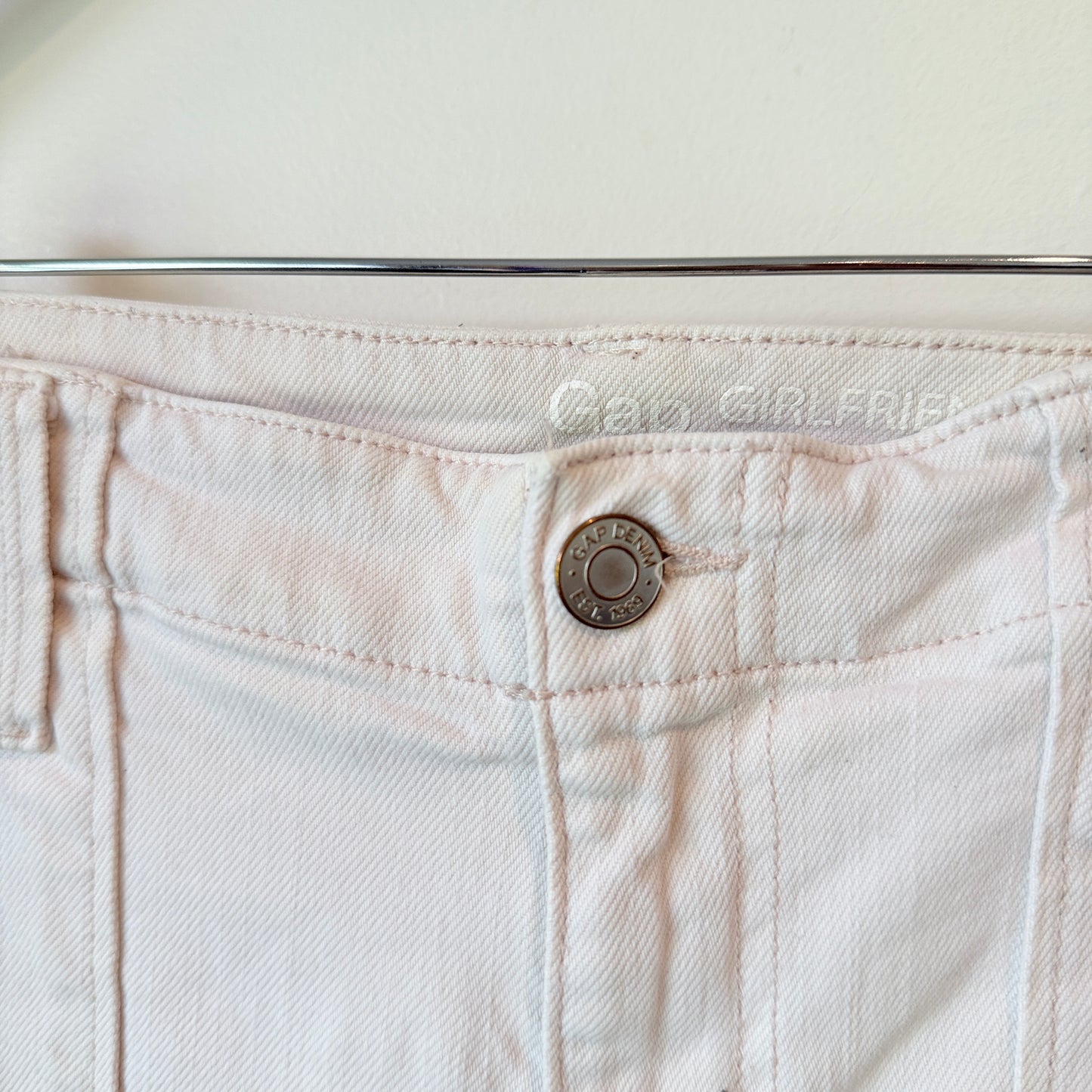 Gap Girlfriend Utility Pants Pink/White - Size 18 / 32R
