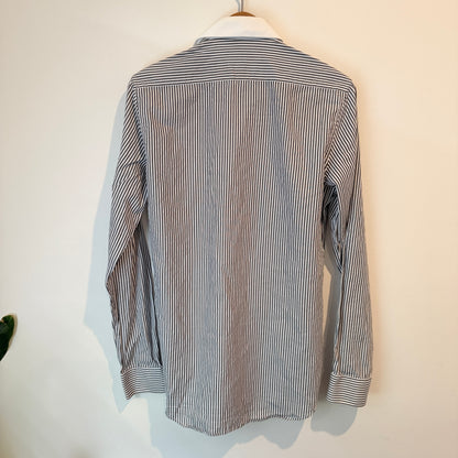 H. Brothers Size XS Vertical Striped Shirt