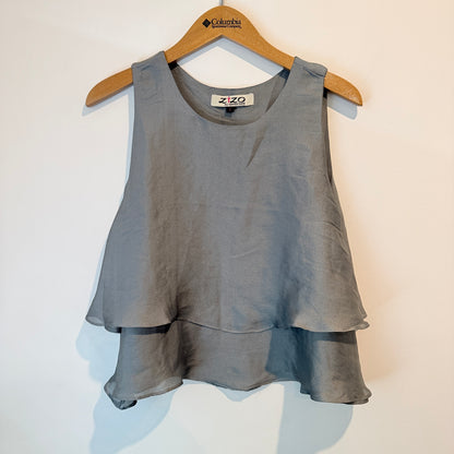 Zizo Size S Sleeveless Tiered Top