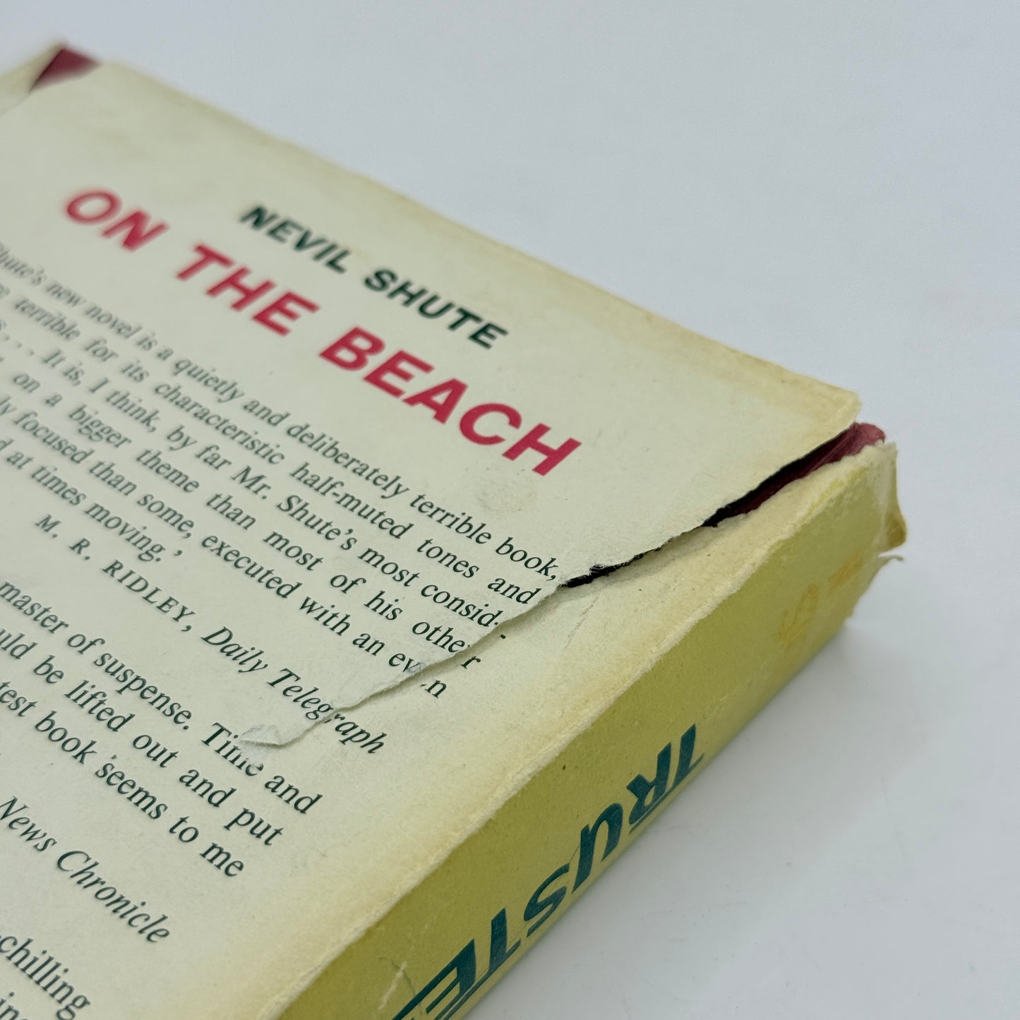 Trustee from the Toolroom by Nevil Shute (1960 First Ed)