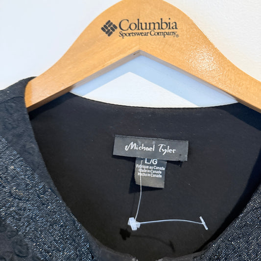 Michael Tyler Size L/G Zip-Up Cardi