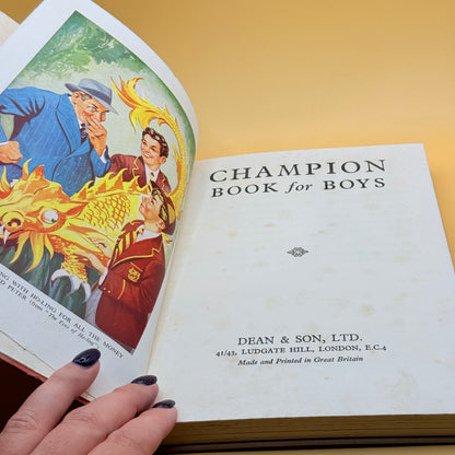 Champion Book for Boys (Dean & Son Ltd.)