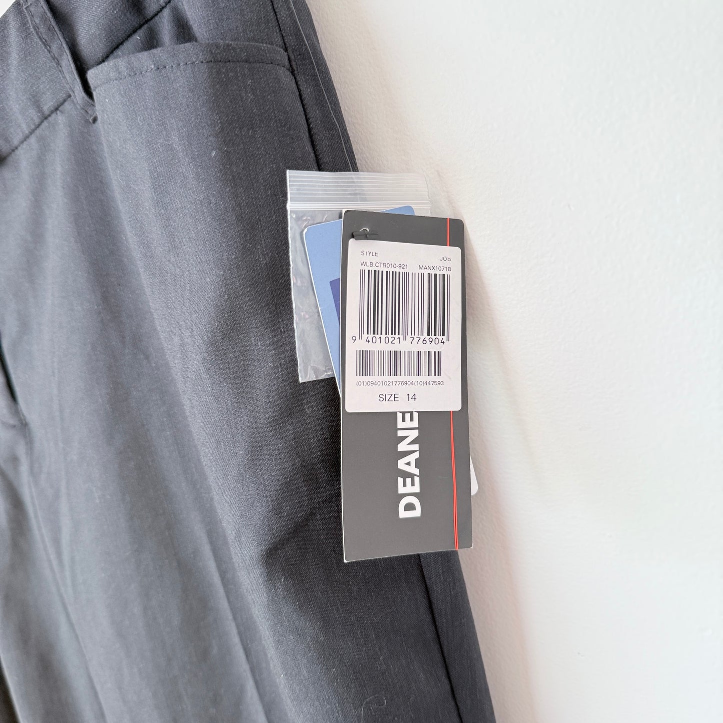 Deane Women’s Tailored Work Pants Black Size 14
