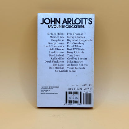 John Arlott’s Book of Cricketers: 25 Favourites – Past and Present