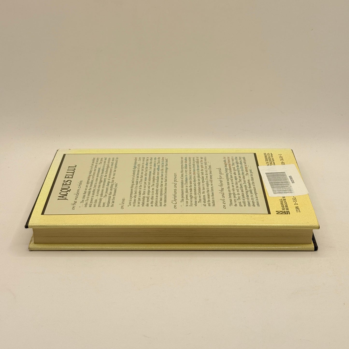 What I Believe by Jacques Ellul - 1st British Edition