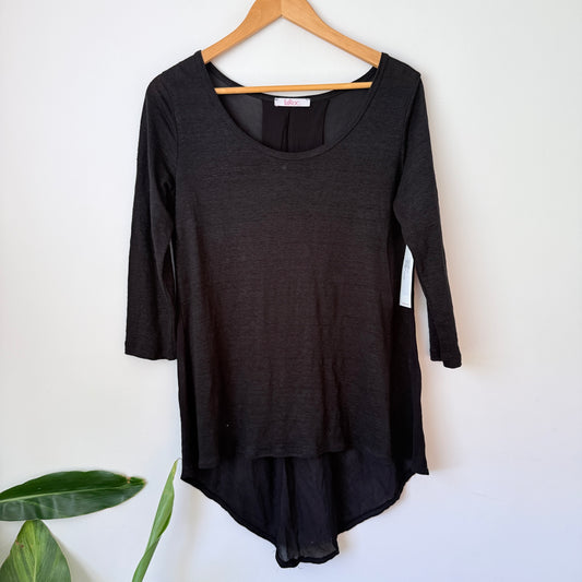 laRoc Inverness Top Black Made in NZ - 49cm U/Arm to U/Arm