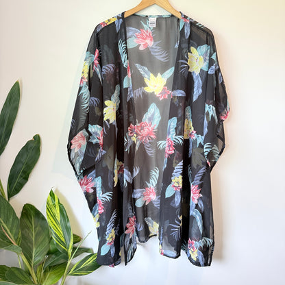 Clothing & Co Swim Floral Kaftan Cover Up - Size S