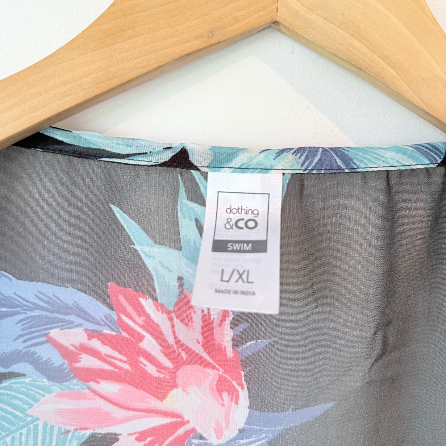 Clothing & Co Swim Floral Kaftan Cover Up - Size S