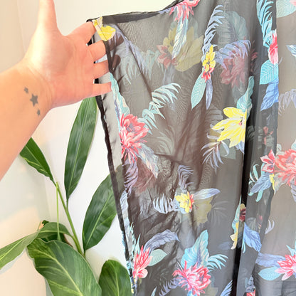 Clothing & Co Swim Floral Kaftan Cover Up - Size S