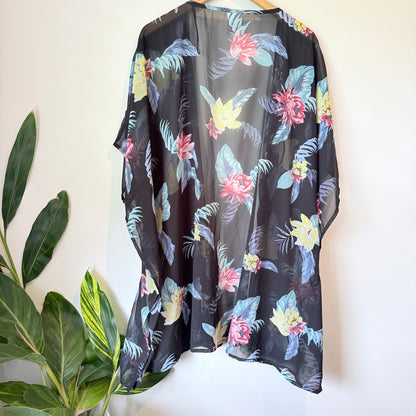 Clothing & Co Swim Floral Kaftan Cover Up - Size S