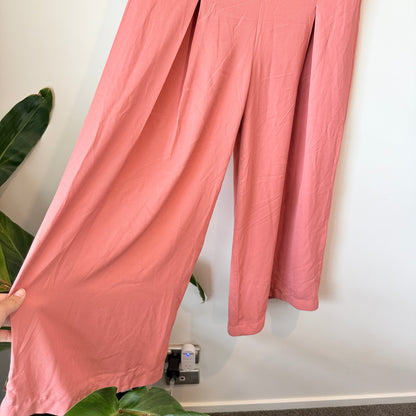 Sassafras Medium Wide-Leg Challis Fabric Pants