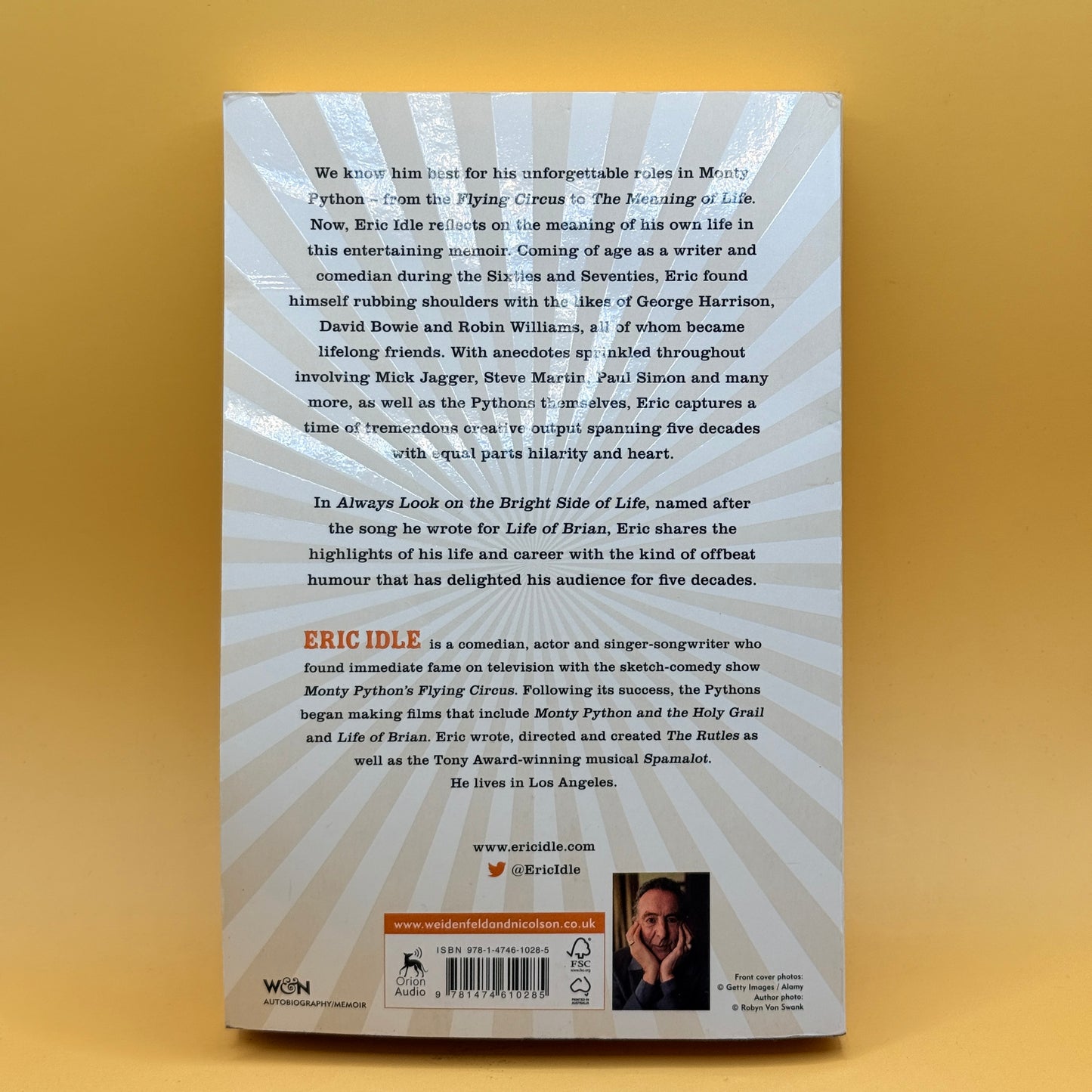 Always Look on the Bright Side of Life by Eric Idle