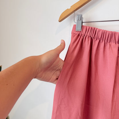 Sassafras Medium Wide-Leg Challis Fabric Pants