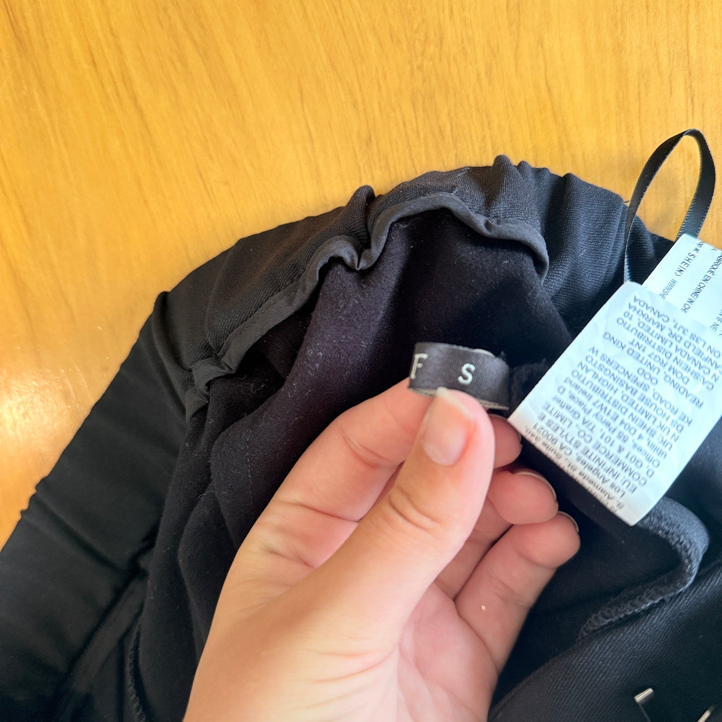 Shein Size S Pull-On Straight-Leg Pants