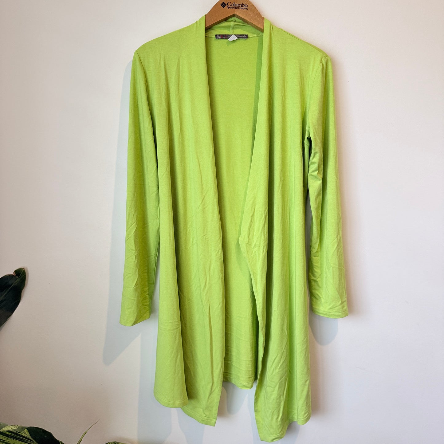 Jane Daniels (NZ Made) Size 8 Longline Waterfall Cardigan