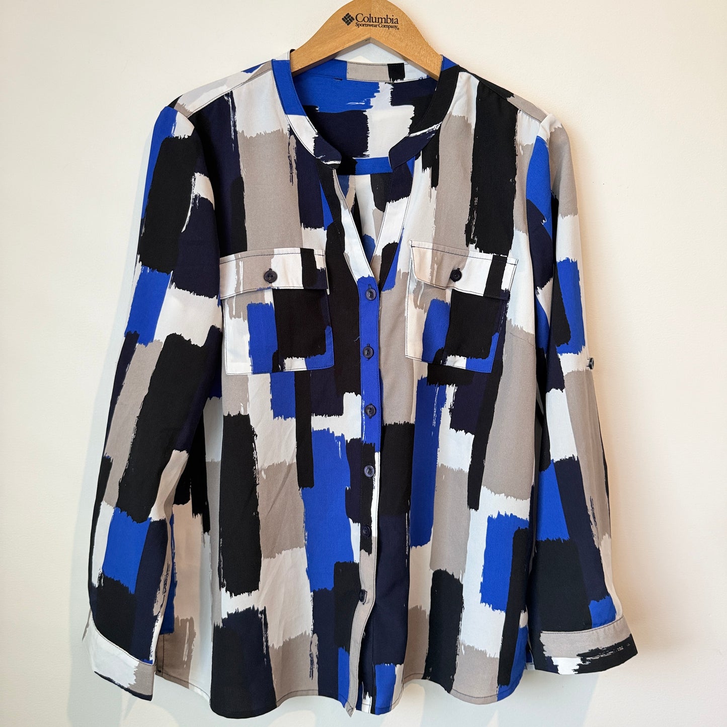 Brand Unknown Size 10 Long-Sleeve Blouse